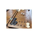 Pershang Mini Tavla Seyahat Tavla Cep Tavla 24x24 Özel S Deri Kılıflı
