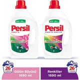 Persil 2x1690 ml Gülün Büyüsü + Color Sıvı Çamaşır Deterjanı