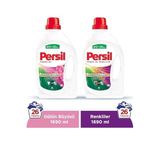 Persil Jel 1X Gülün Büyüsü 1X Renkliler Sıvı Çamaşır Deterjanı 52 Yıkama 2X1690Ml 2'Li Set