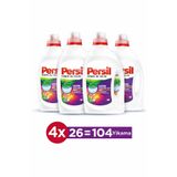 Persil Jel Color Sıvı Çamaşır Deterjanı 104 Yıkama 4×1690 ml