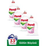 Persil Power Jel Sıvı Çamaşır Deterjanı Gülün Büyüsü 10 lt 33 Yıkama 4'lü Set 30000168 Beyaz ve Renkliler İçin Derin Temizlik