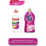 Persil Vernel Max Gül 1,44L + Persil Color Jel 26 Yıkama - 3130 ml