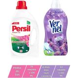 Persil Vernel Max Taze Lavanta 1,44L + Persil Jel Gül 26 Yıkama