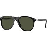Persol 0PO9649S 95/31 55 Erkek Güneş Gözlüğü Siyah Kemik Çerçeve UV 400 Filtreli
