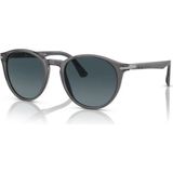 Persol 3152S 1196S3 49 Unisex Güneş Gözlüğü - Şeffaf Gri - Gri
