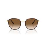 Persol Erkek PO115SJ Kare Güneş Gözlüğü, Altın/Havana, 52 mm, Altın/Havana, 52 mm