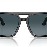 Persol Erkek Po3328s Aviator Güneş Gözlüğü, Siyah, 58 mm