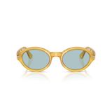 Persol Kadın Po3378s Loris Oval Güneş Gözlüğü, Miele/Mavi Vintage, 53 mm