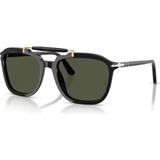PERSOL PO 0203S 95/31 57 Unisex Güneş Gözlüğü - Siyah