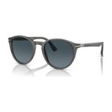 Persol Po3152s 1196s3 52 Polarize Erkek Güneş Gözlüğü Şeffaf - Gri