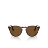 Persol PO3286S Yuvarlatılmış Kare Kahve Unisex Polarize Güneş Gözlüğü
