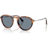 Persol PO3383S Kahverengi Unisex Güneş Gözlüğü - Siyah - Kahverengi - 51