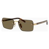 Persol Prada D55S Güneş Gözlüğü - Kahverengi - Altın