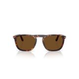 Persol Unisex Güneş Gözlüğü, 55, PE 3391S 2457 .53, Havana-Polarize kahverengi, üniseks-yetişkin