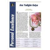 Personal Excellence - Yaşam Rotanızı Keşfedin - Ana Yadigarı Kolye - Retro Eski Basım Koleksiyon (Mayıs 2004 Yıl:5 Sayı:55)