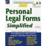 Personal Legal Forms Simplified: The Ultimate Guide to Personal Legal Forms by Daniel Sitarz (2011-10-16)