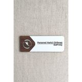 Personel Harici Giremez Kapı Tabelası – Mdf Uyarı Levhası | 19X7 cm Çift Katmanlı