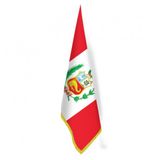 Peru Bayrağı - Ofis-Makam-Toplantı Odaları - Saçaklı Makam Bayrağı