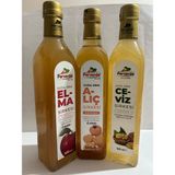 Perverde Yöreselmutfağınız Doğal Katkısız 3 Lü Sirke Seti (Alıç- Elma- Ceviz) 500ML - 500 ml