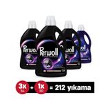 Perwoll 2,97 L Siyah X3 + Perwol 2,75 L Koyu Renkliler İçin Çiçek Cazibesi 4'lü Set set-hnkdtj-5338-6339 2970 ML