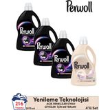 Perwoll 2,97 L Siyah x3 + Perwol 2,97 Açık Renkliler (4'lü Set)