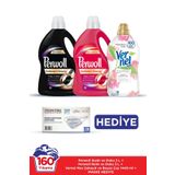 Perwoll 3L Siyah + 3L Renkli + Vernel Max 1,44Lt Şakayık