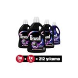 Perwoll Çamaşır Deterjanı 4'Lü Set X3 Siyah 2,97L, X1 Koyu Renk Çiçek Cazibesi 2,75L (212 Yıkama)