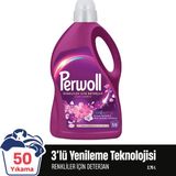 Perwoll Çiçek Cazibesi Renkli Giysiler için Sıvı Çamaşır Deterjanı 2.75L (50 Yıkama) - 2,7 lt