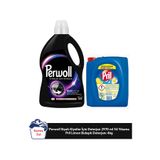 Perwoll Ev Temizlik Seti – 2.97L Siyah Deterjan + 4Kg Limon Bulaşık Deterjanı Kombin Paket