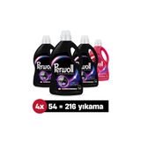 Perwoll Hassas Bakım Sıvı Çamaşır Deterjanı 2.97L 4'Lü Set : X3 Siyah, X1 Renkli