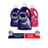 Perwoll Hassas Bakım Sıvı Çamaşır Deterjanı 3'lü Set (2x2,75L Çiçek Cazibesi Koyu Renkler + 1x2,97 Renkli)