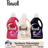 Perwoll Hassas Bakım Sıvı Çamaşır Deterjanı 3X2,97L (162 Yıkama) Renkli ve Açık Renk Çamaşırlar İçin - 2,97 lt