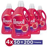 Perwoll Hassas Bakım Sıvı Çamaşır Deterjanı 4 x 3 Lt (200 Yıkama) Renkli Yenileme