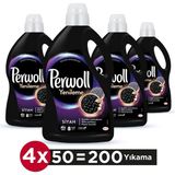 Perwoll Hassas Bakım Sıvı Çamaşır Deterjanı 4 x 3l 200 Yıkama Siyah Yenileme