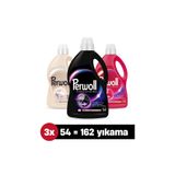 Perwoll Hassas Sıvı Çamaşır Deterjanı 2.97L 3'Lü Set (162 Yıkama) – X1 Renkli, X1 Siyah , X1 Açık Renkli