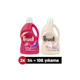 Perwoll Hassas Sıvı Çamaşır Deterjanı 2970 Ml 2'Li Set : X1 Renkli, X1 Açık Renkli (108 Yıkama)