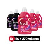 Perwoll Renkli + Siyah Sıvı Çamaşır Deterjanı 5 x 2970 ML
