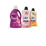 Perwoll Sıvı Çamaşır Deterjanı Çiçek Cazibesi 2,7L + Vernel Max Supreme 1200ml Romance +Glamour