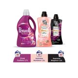 Perwoll Sıvı Çamaşır Deterjanı Çiçek Cazibesi 2,7L + Vernel Max Yumuşatcı Supreme 1200Ml Romance + Elegance