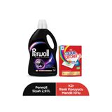 Perwoll Siyahlar İçin Deterjan 2,97L + K2r Renk Koruyucu Mendil 10'lu Çamaşır Koruma Seti
