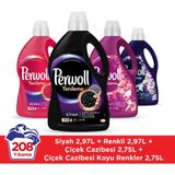 Perwoll Yenileme Çiçek Cazibesi Renkliler 2.75L & Perwoll Yenileme Çiçek Cazibesi Koyu Renkliler 2.75L & Perwoll Yenileme Renkli 2.97L & Perwoll Yenileme Siyah 2.97L (4'lü Set)