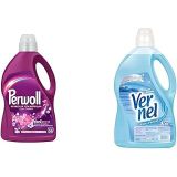 Perwoll Yenileme Çiçek Cazibesi Renkliler için 45 Yıkama Sıvı Çamaşır Deterjanı (1 x 2750 mL) + Vernel Deniz Esintisi Kalıcı Parfüm 30 Yıkama Çamaşır Yumuşatıcısı (1 x 3000 mL)