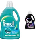 Perwoll Yenileme Ferahlık 3 Litre 50 Yıkama Sıvı Çamaşır Deterjanı (1 x 3000 mL) ve Perwoll Yenileme Siyahlar için Sıvı Deterjan 54 Yıkama 2.97 Lt