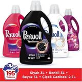Perwoll Yenileme & Onarım Karma Renkler İçin Sıvı Deterjan 3x3 lt 50 Yıkama & Perwoll Çiçek Cazibesi 2.7 lt Deterjan