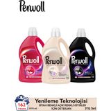 Perwoll Yenileme Sıvı Deterjan Seti 3x2.97l – Siyah, Renkli Ve Beyaz Çamaşırlar İçin Özel Koruma Formülü