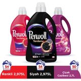 Perwoll Yenileme Siyah 2.97L & Perwoll Yenileme Renkli 2.97L & Perwoll Yenileme Çiçek Cazibesi Renkliler 2.75L (3'lü Set) - 1 - 9 lt