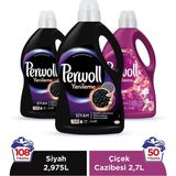 Perwoll Yenileme Siyah 2x2.97L & Perwoll Yenileme Çiçek Cazibesi Renkliler 2.75L (3'lü Set) - 1 - 9 lt