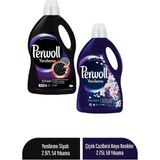 Perwoll Yenileme Siyah 2x2.97L & Perwoll Yenileme Çiçek Cazibesi Renkliler 2.75L & Vernel Max Naturals Şakayık ve Beyaz Çay 1.44L - 7 lt