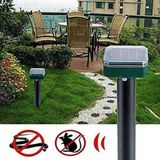 Pest Repeller Solar Güneş Enerjili Yabanı Hayvan Akrep Köstebek Yılan Fare Kovucu Bahçeden Uzaklatırır 750m