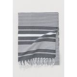 PEŞTEMAL%100 Pamuk Banyo Havlusu Siyah - 0,6 x 19 x 29 cm